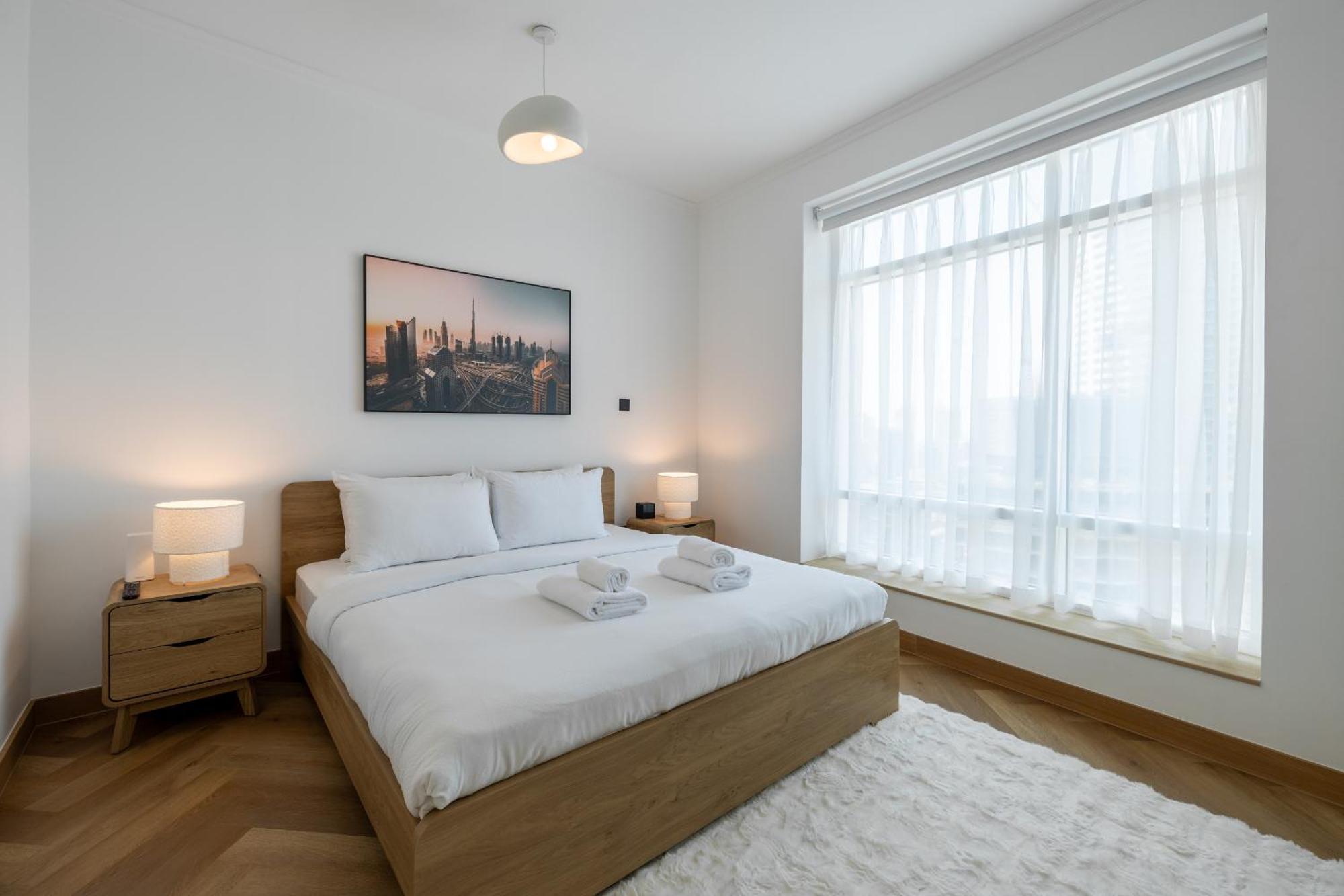 Upgraded Apartment With Stunning Burj Khalifa View Dubaï Extérieur photo